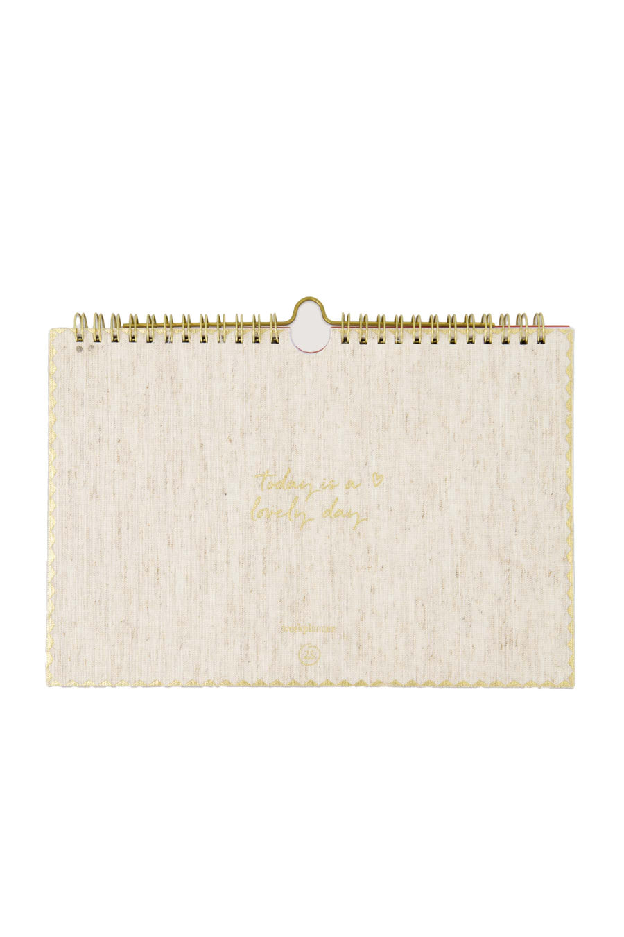 weekplanner today is a lovely day hartje | linnen