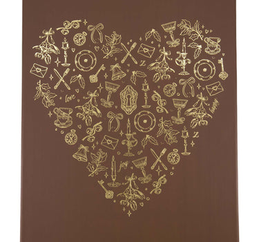 Advent Kalender Kerstmis | brown / gold