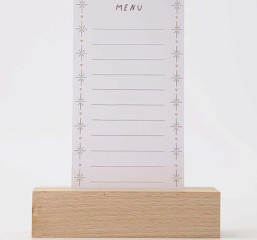 menukaartjes notenkraker wit | white