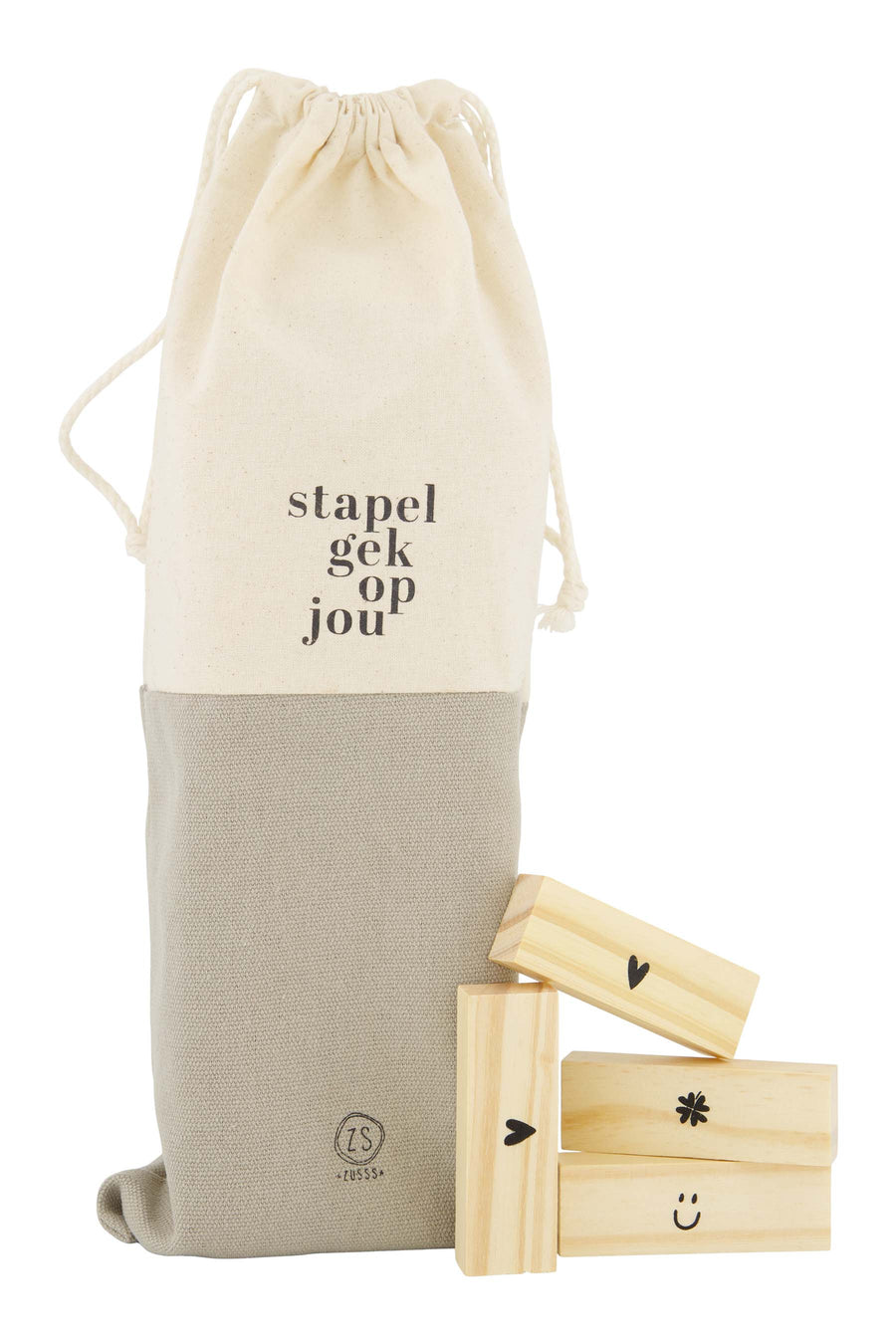 spelletje hout stapelgek op jou naturel | naturel