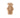 Teddy bear in a box | white / brown