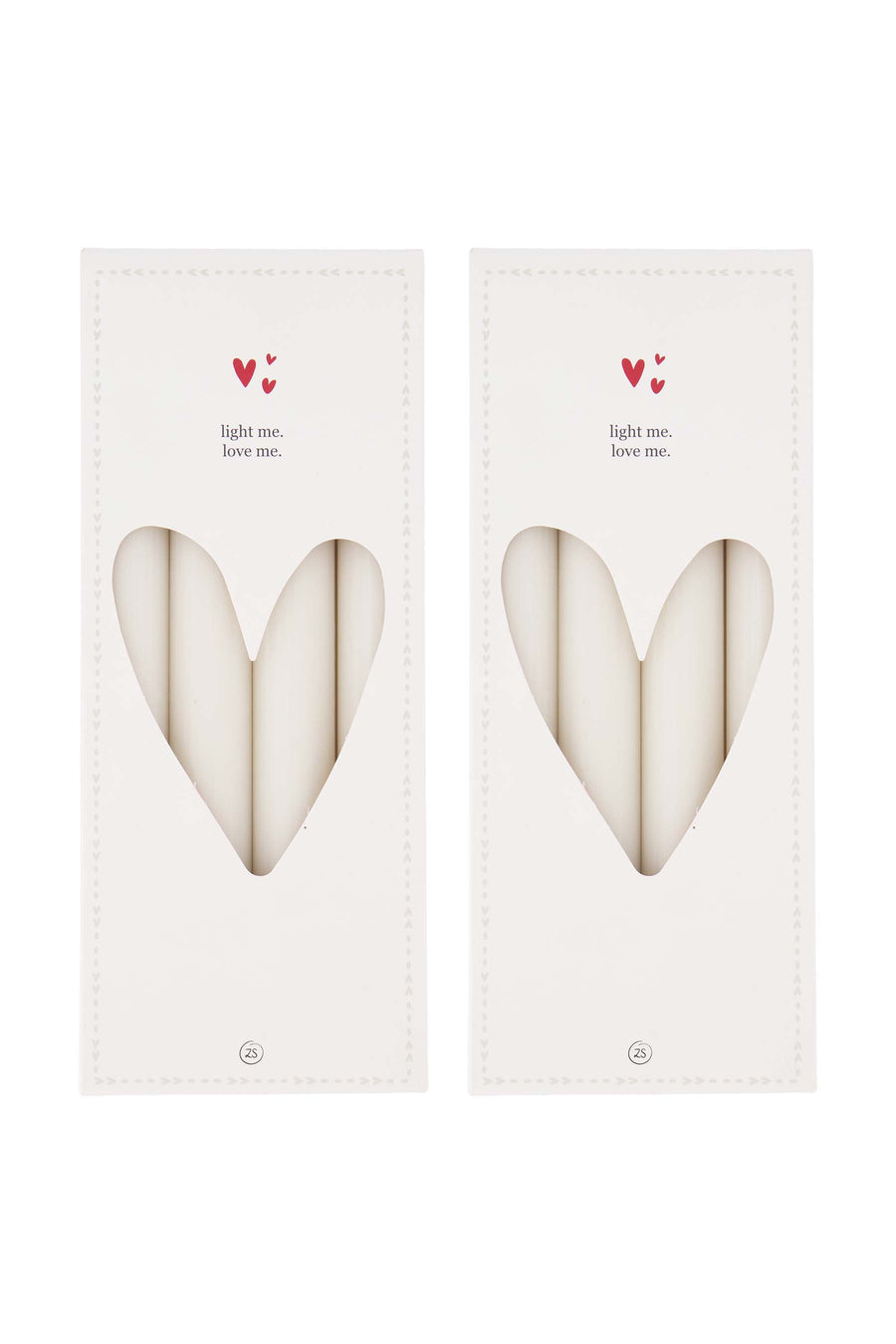 Set van 8 Rustieke Kaarsen Offwhite