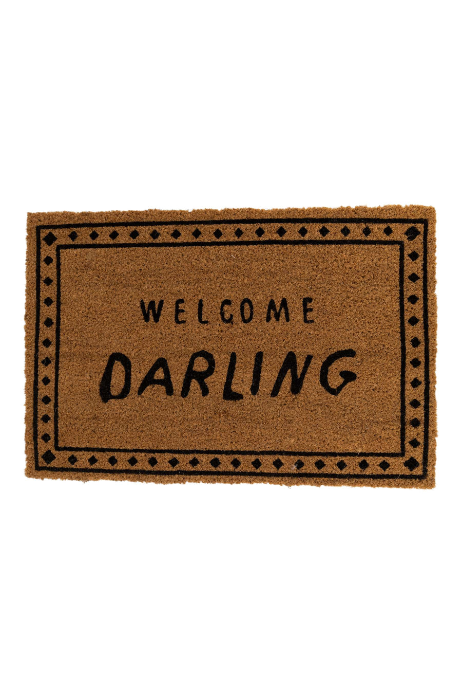 deurmat welcome darling bruin/zwart | bruin / zwart