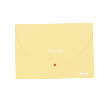 giftcard Hooray | light yellow