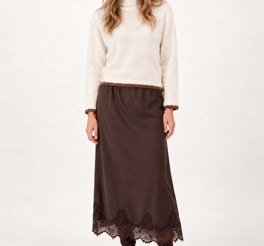 coltrui met gekleurde boord | off white
