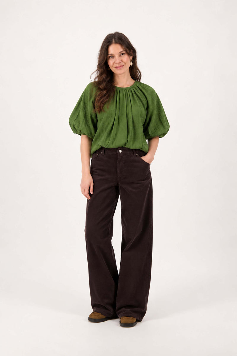 ballon vleermuis top | light mossgreen