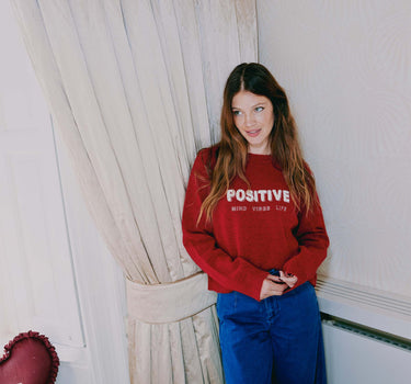 Pullover mit Terry-Aufdruck | Rio Red