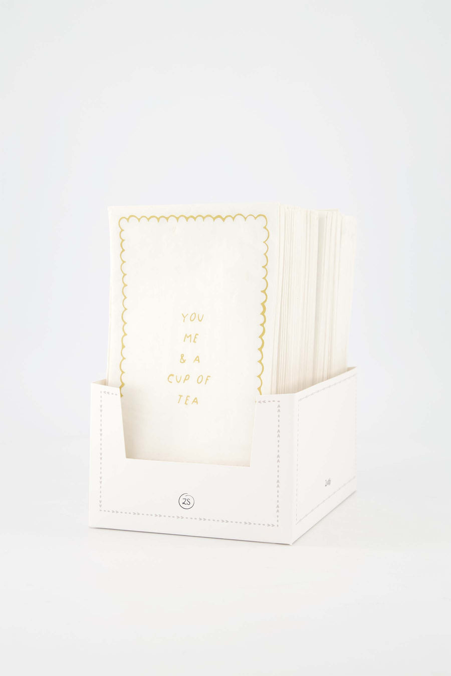 display servetten rechthoek 11x20cm | white