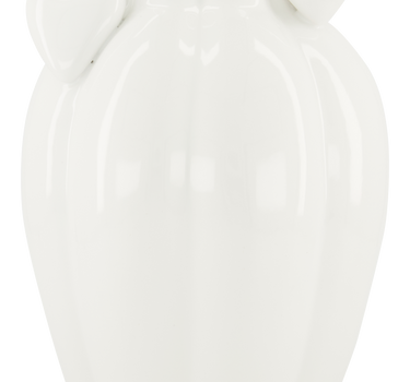 vaas keramiek hartjes wit | white