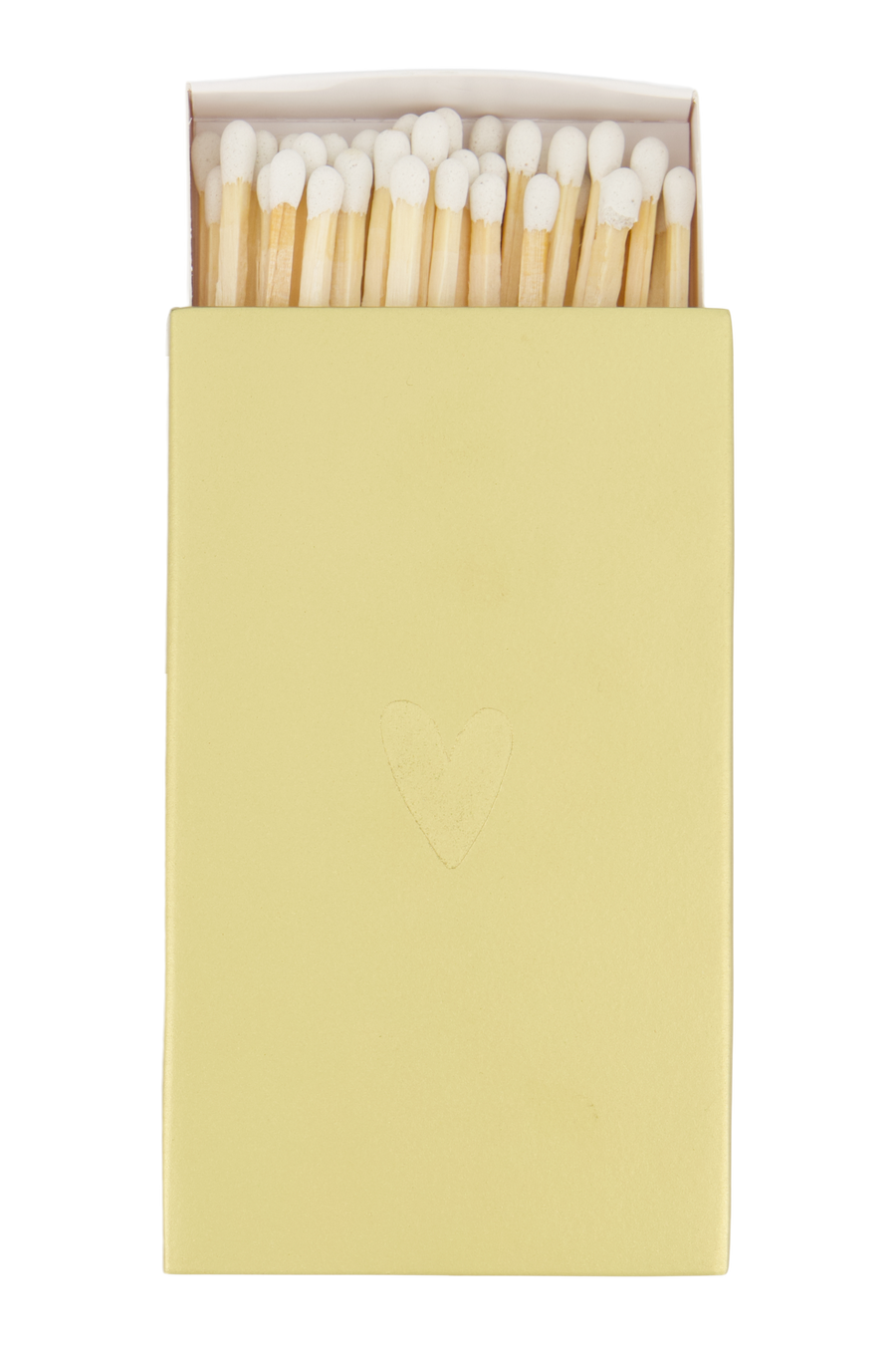 luciferhouder metaal hartje goud | goud