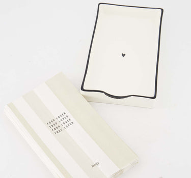 Cadeausets - Servetten en servethouder Food Lover