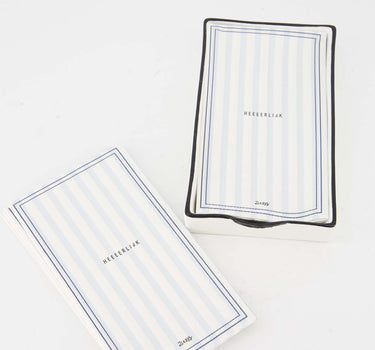 Cadeauset - Servetten en servethouder Heeeerlijk