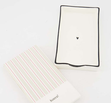 Cadeauset - Servethouder en servetten Hoera