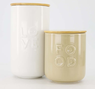 Cadeauset - Voorraadpot love en food
