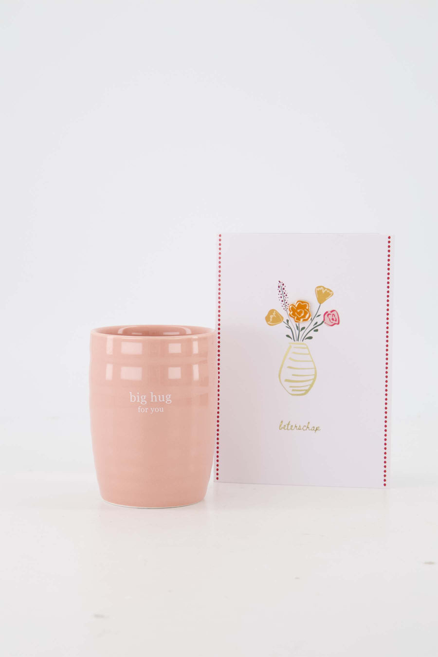 Cadeauset - Wenskaart en koffiemok