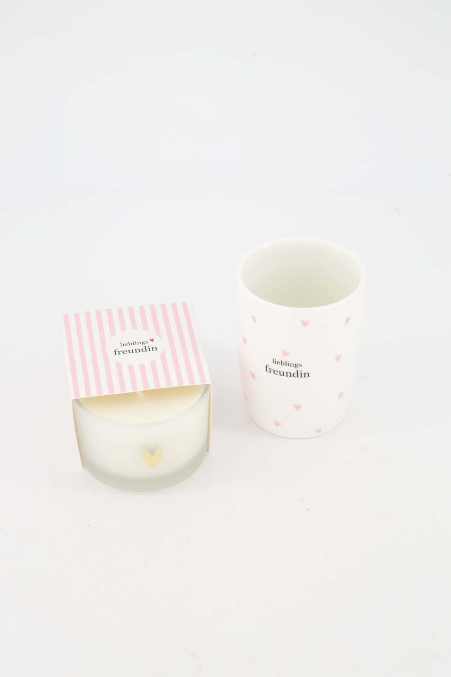 Cadeauset - Koffiemok en geurkaars