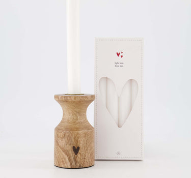 Cadeauset - Kaarsen en kandelaar