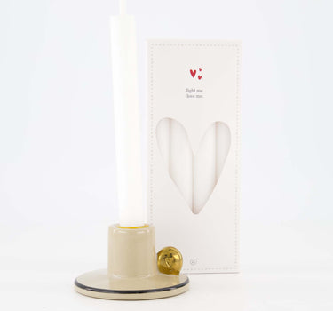 Set - Kandelaar en kaarsen