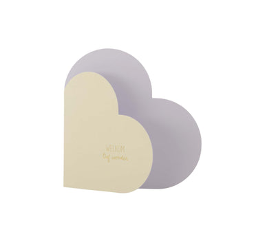 Set van 10 wenskaart wolk geel, pastelgele kaarten van papier met wolkontwerp van Zusss.
