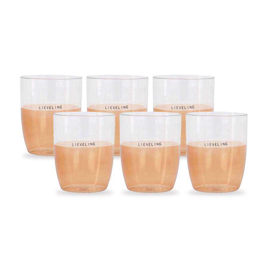 drinkglazen lieveling set van 6